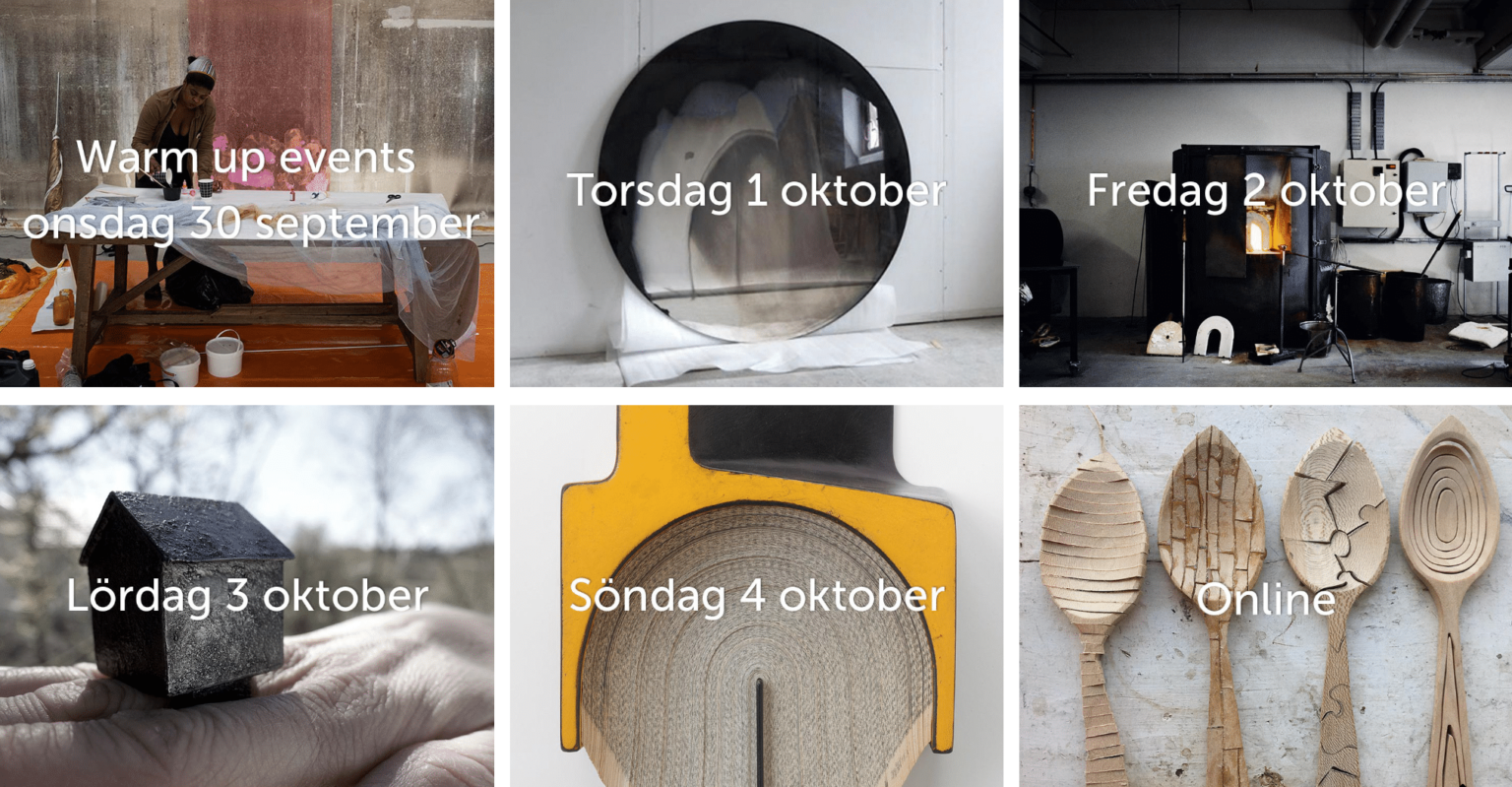 Stockholm Craft Week 2020 programsläpp