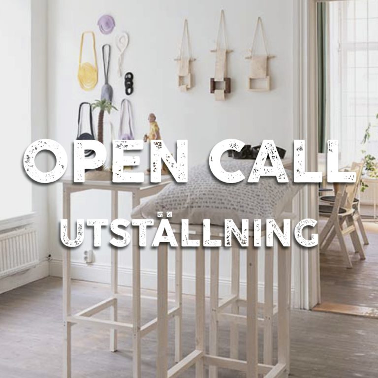 Open call för utställning. I bild: Crafting Words / Crafting Objects Foto: Sebastian Waldenby