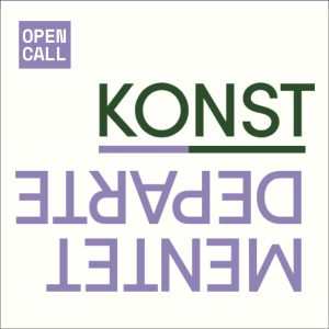 Konstdepartementet Open Call